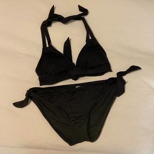 Black Mossino Tie Bikini